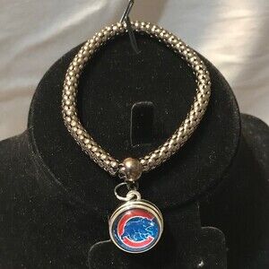 MLB Chicago Cubs Stretch Charm Bracelet Jewelry